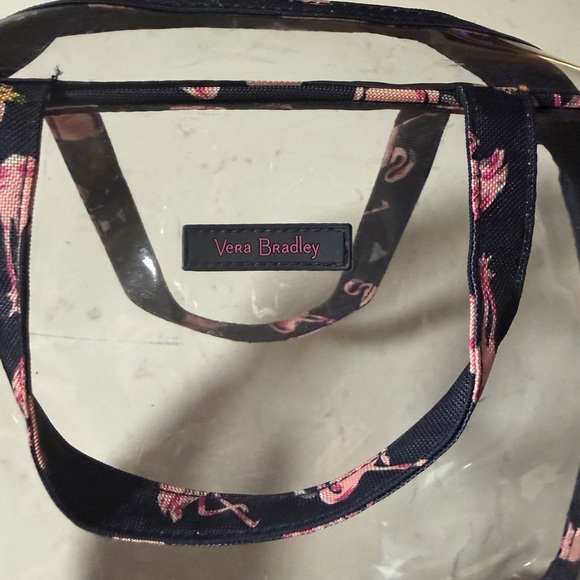 🦩 Vintage Vera Bradley ‘Flamingo Fiesta’ Travel Case & Pouches - Picture 4 of 11